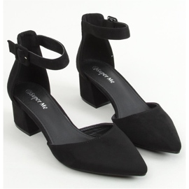 Escarpins à talons larges noir LL76 Noir le noir 1