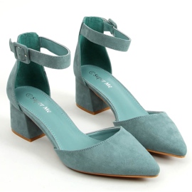Escarpins à talons LL76 Bleu 1
