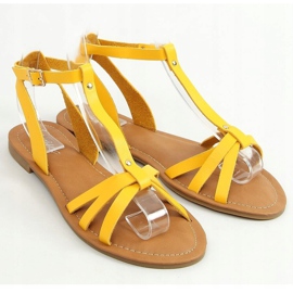 Sandales pour femmes jaunes Z5713 Jaune 1