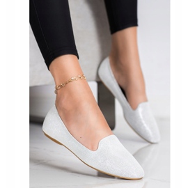 Super Mode Ballerines pailletées argent 1