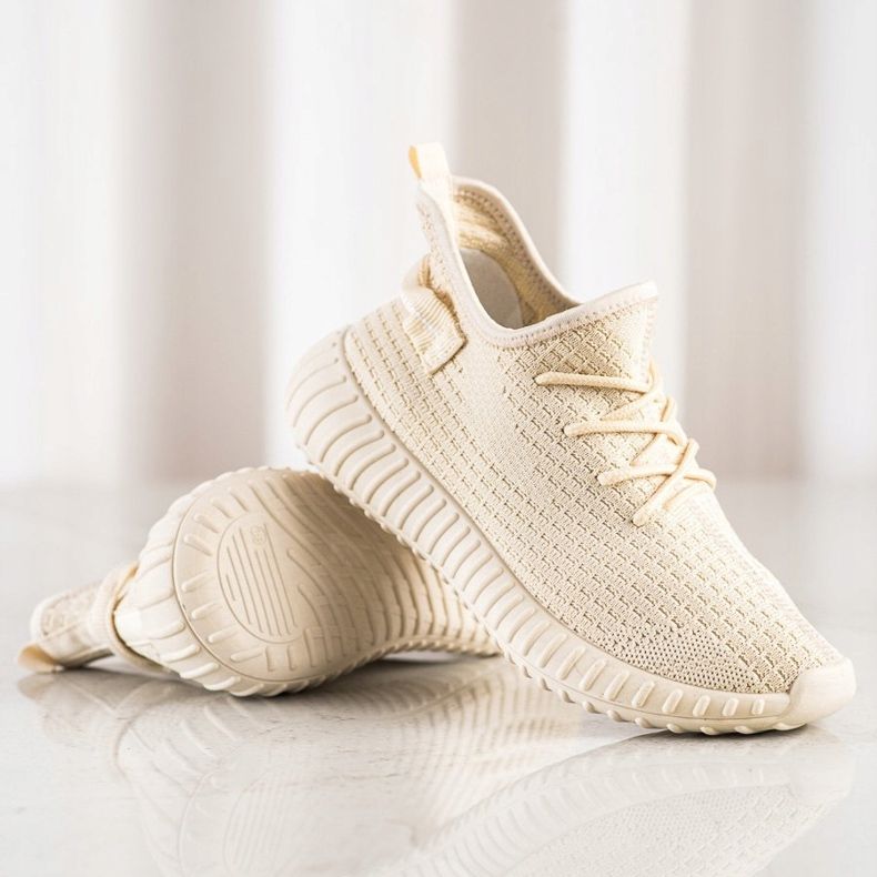 Marquiz Baskets en textile beige 1