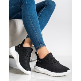 Marquiz Baskets en textile le noir 3