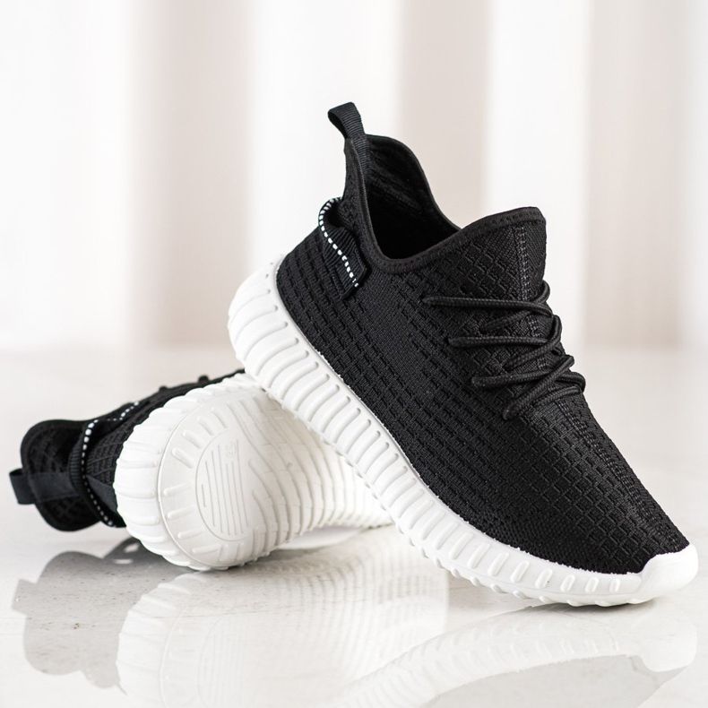 Marquiz Baskets en textile noir 1