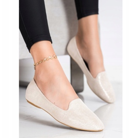 Super Mode Ballerines pailletées doré 1