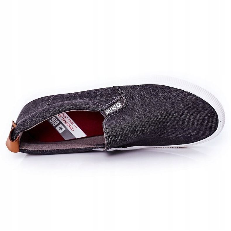 Baskets Homme Slip-On Big Star DD174162 Gris 1