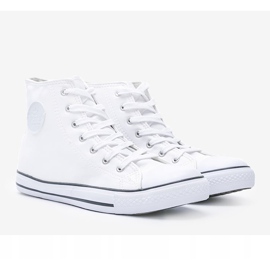Baskets blanches homme Quatros 1
