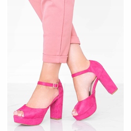 Sandales roses sur la plateforme Swing 1 Sandales roses sur la plateforme Swing 1