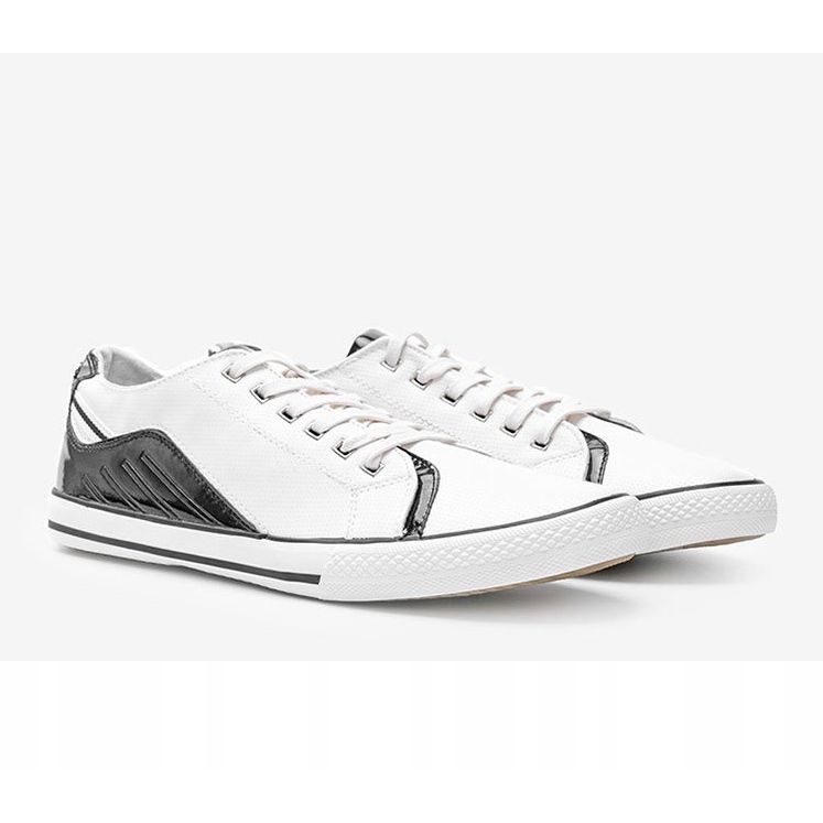 Baskets homme Darion blanches 1