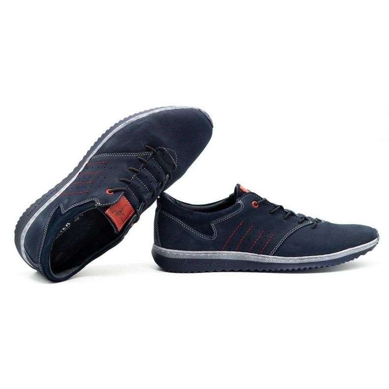 Olivier Chaussures casual homme 7070 bleu marine 1