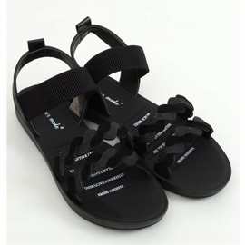 Sandales noires pour femmes 446 Noir le noir 1