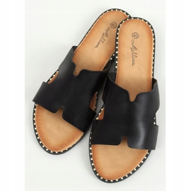 Chaussons noirs pour femmes SL1525 Noir 1