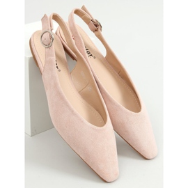 Ballerines à talon ouvert rose SD01P Rose 1 Ballerines à talon ouvert rose SD01P Rose 1