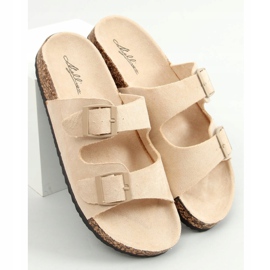 Chaussons liège beige MS10005 Beige 1