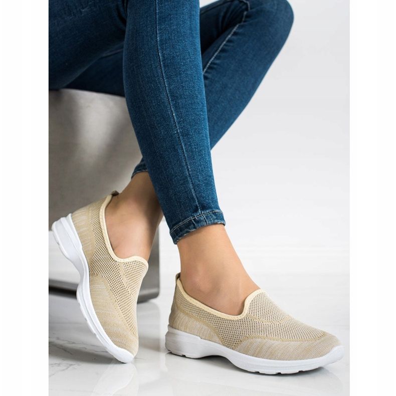 SHELOVET Chaussures de sport ajourées beige 1