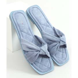 Chaussons bleu femme bleu 6926 Bleu 1