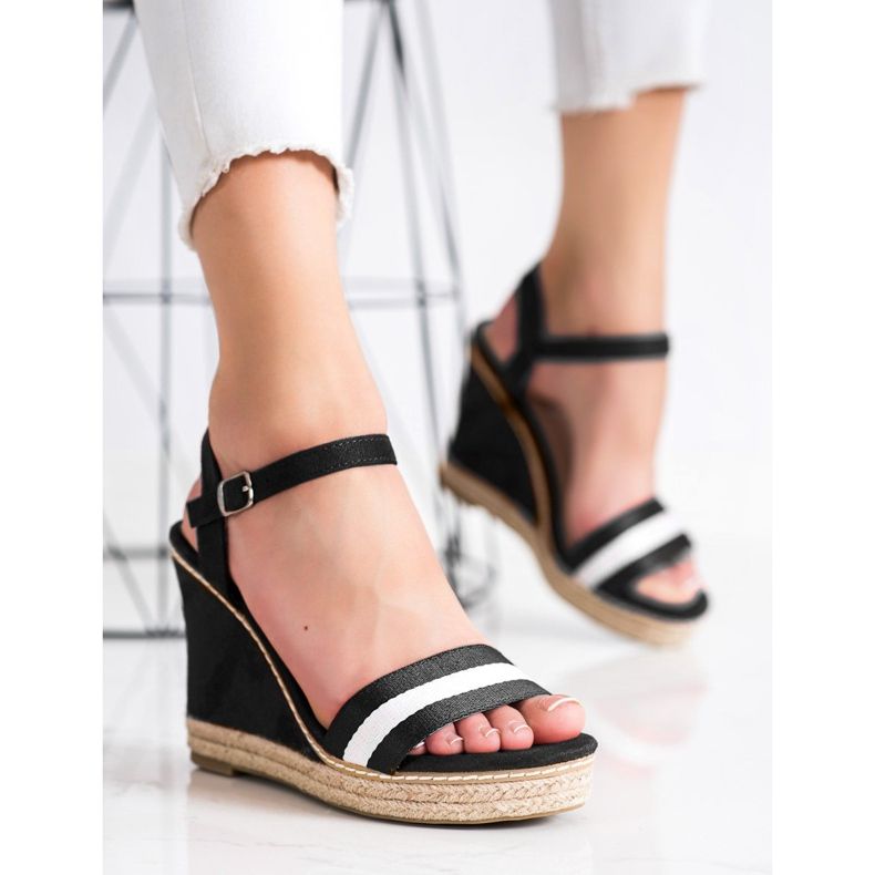 Kayla Sandales à talons hauts noir 1