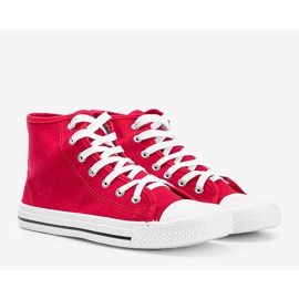 Baskets montantes homme Maximo rouges 1
