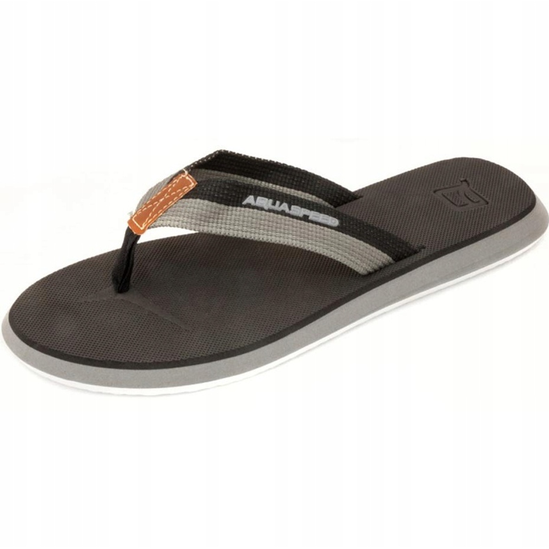 Chaussons de piscine homme Aqua-Speed ​​Lagos col 07 noir gris 3