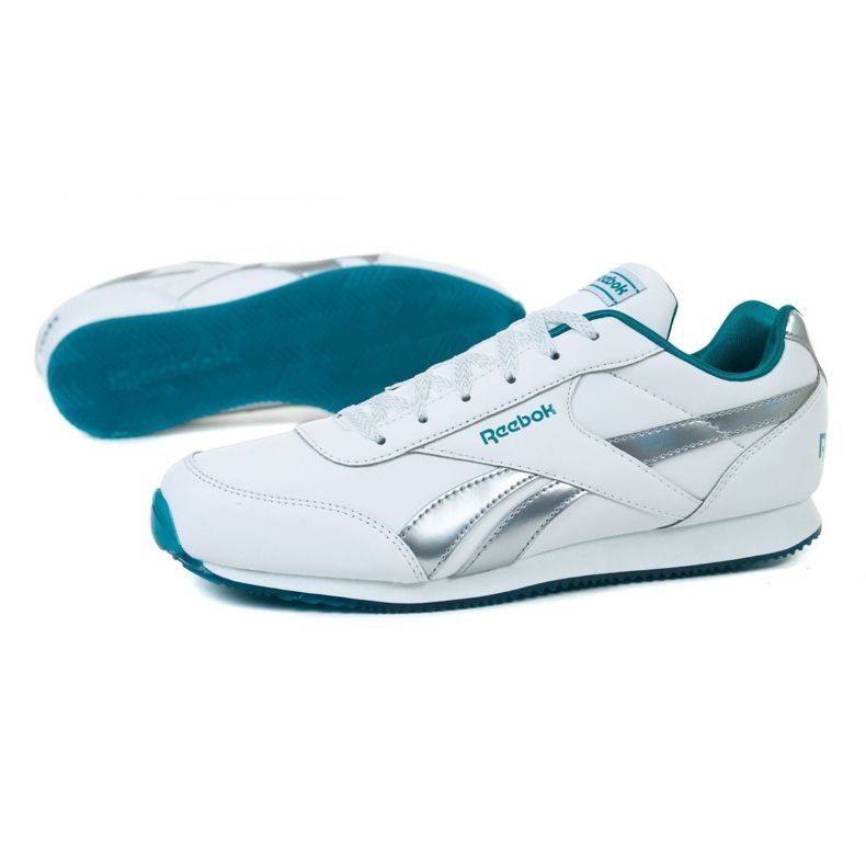 Reebok Royal Cljog 2 Jr EH0865 blanche bleu 1