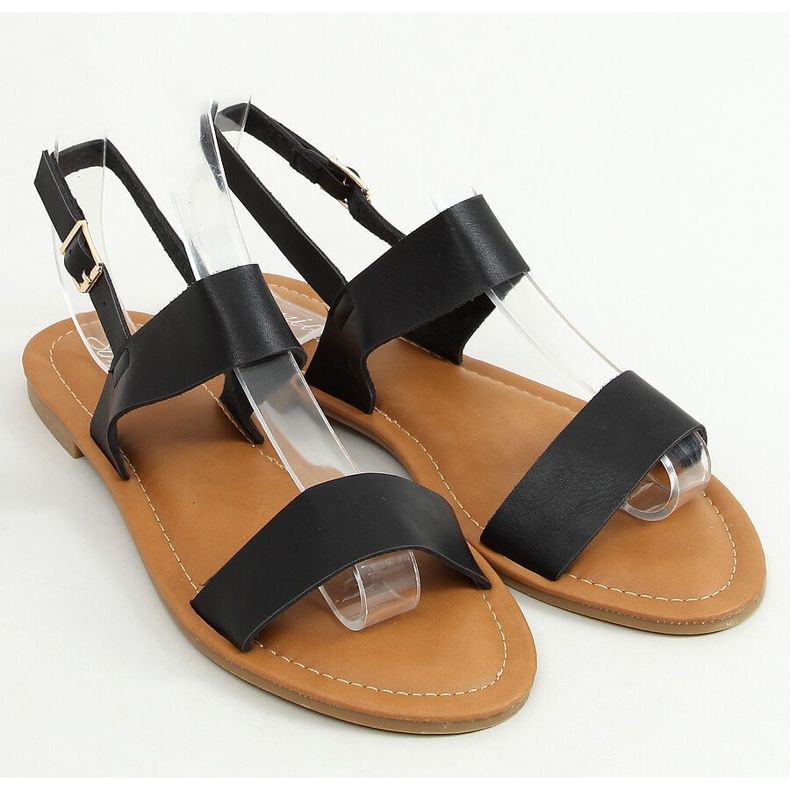 Sandales noires pour femmes FF-505 Noir le noir 1