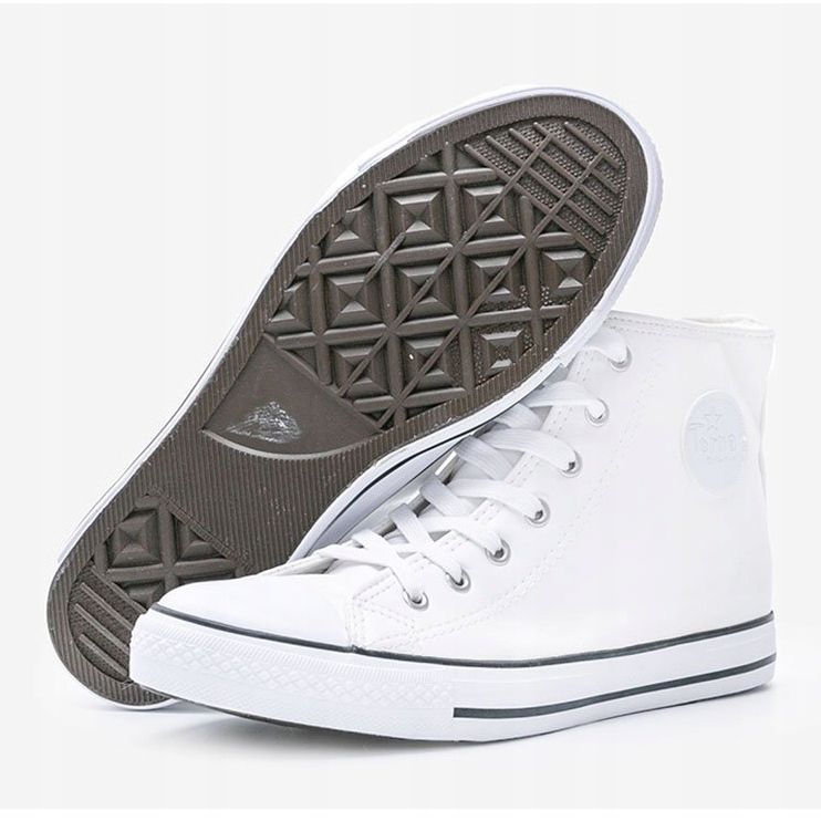 Baskets montantes femme Savannah blanches 1 Baskets montantes femme Savannah blanches 1