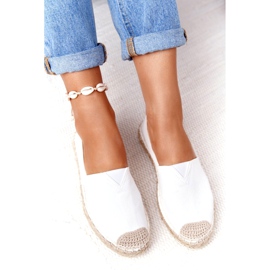 Espadrilles Sur Semelle Tressée Big Star HH274493 Blanc beige 5