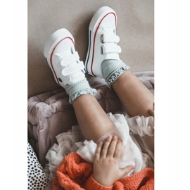 Baskets Basses Enfant Avec Velcro Big Star HH374095 Blanc blanche 1 Baskets Basses Enfant Avec Velcro Big Star HH374095 Blanc blanche 1