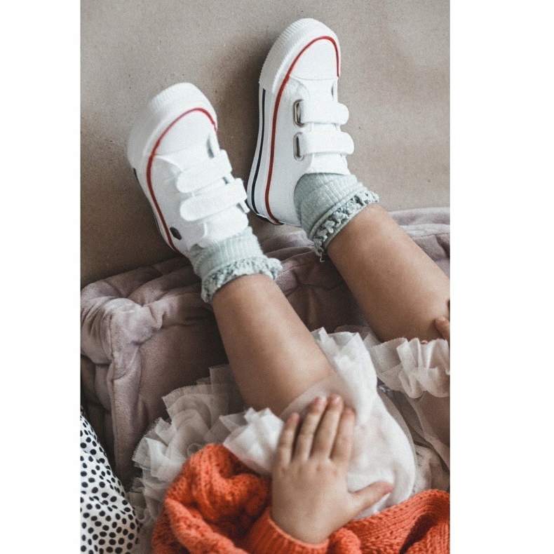 Baskets Basses Enfant Avec Velcro Big Star HH374095 Blanc blanche 1 Baskets Basses Enfant Avec Velcro Big Star HH374095 Blanc blanche 1