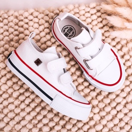 Baskets Basses Enfant Avec Velcro Big Star HH374095 Blanc 6