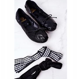 Ballerines nouées noires Lu Boo le noir 2