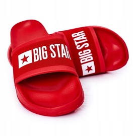 Chaussons pour hommes Big Star HH174832 rouges 1