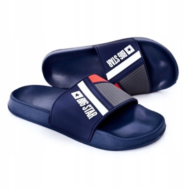 Chaussons pour hommes Big Star HH174837 bleu marine 2