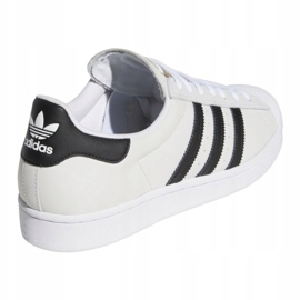 Adidas Superstar Adv M FV0322 blanche le noir 2