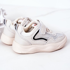 Apawwa Chaussures de sport pour enfants Baskets Beige Fun 2