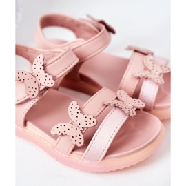 Apawwa Sandales Enfant Avec Velcro Papillon Rose Malvika 1 Apawwa Sandales Enfant Avec Velcro Papillon Rose Malvika 1
