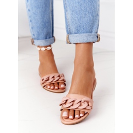 PS1 Chaussons En Cuir Avec Chaîne Camel Step By Step kaki 2