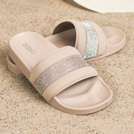 SHELOVET Chaussons Avec Oxyde De Zirconium beige 2