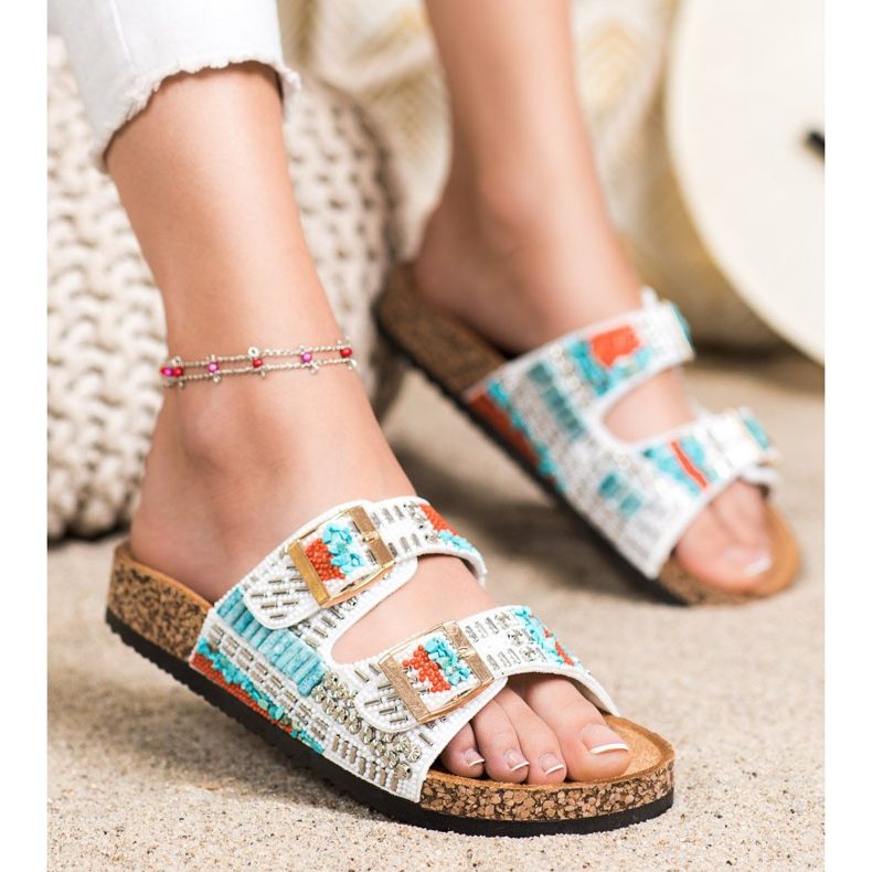 Seastar Pantoufles À La Mode multicolore 1