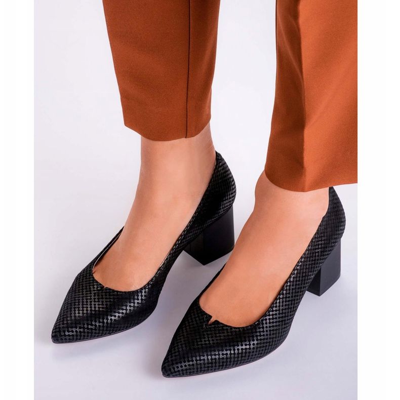 Marco Shoes Escarpins pour femmes Marco 1038P avec une semelle intérieure souple le noir 1