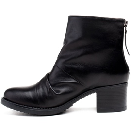 Marco Shoes Bottes pour femmes 1258B Marco en cuir froissé le noir 2