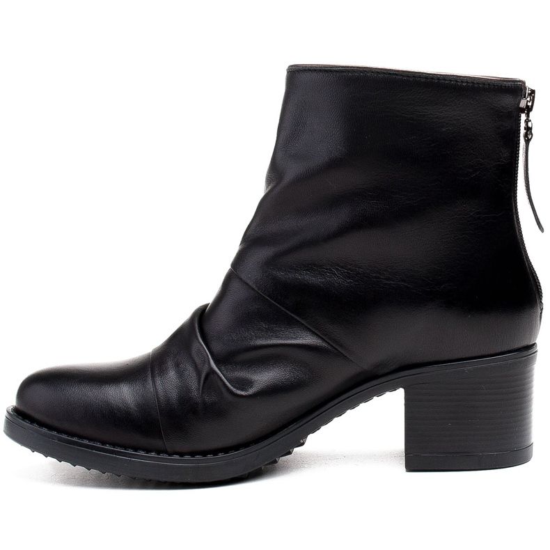 Marco Shoes Bottes pour femmes 1258B Marco en cuir froissé le noir 2