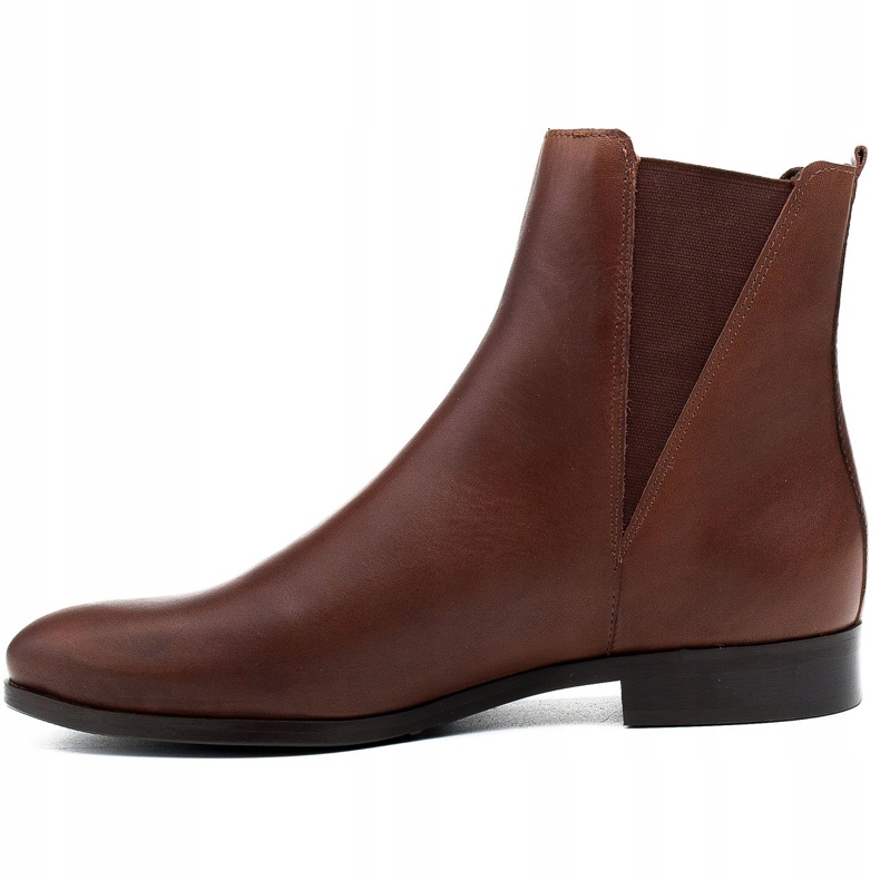 Marco Shoes Marron 1284B Bottes plates Marco marron avec caoutchouc brun 1