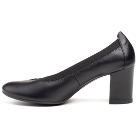 Marco Shoes Escarpins avec semelle intérieure confortable et tige en caoutchouc le noir 2