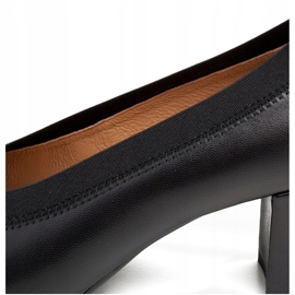 Marco Shoes Escarpins avec semelle intérieure confortable et tige en caoutchouc le noir 4