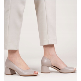 Marco Shoes Sandales en cuir beige 1505P 1 Marco Shoes Sandales en cuir beige 1505P 1