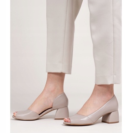 Marco Shoes Sandales en cuir beige 1505P 2 Marco Shoes Sandales en cuir beige 1505P 2