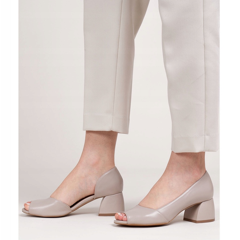 Marco Shoes Sandales en cuir beige 1505P 2 Marco Shoes Sandales en cuir beige 1505P 2