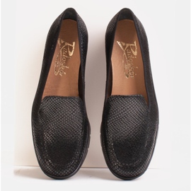 Radoskór Mocassins femme noirs confortables pour un pied plus large le noir 2