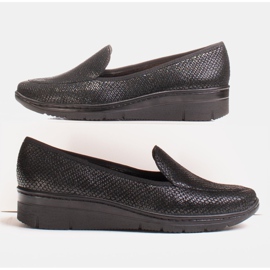 Radoskór Mocassins femme noirs confortables pour un pied plus large le noir 3