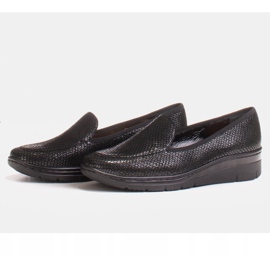 Radoskór Mocassins femme noirs confortables pour un pied plus large le noir 4